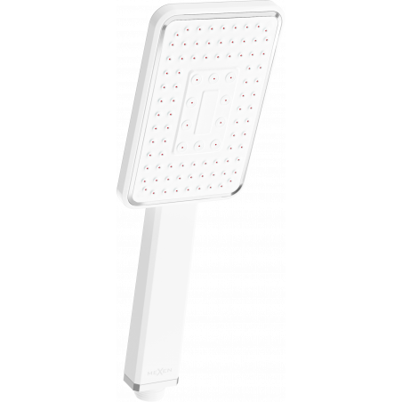 Mexen R-54 egyfunkciós zuhanyfej, fehér/króm - 79554-21