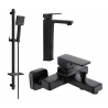 Mexen Cetus DQ45 set de baie, negru - 744313DQ45-70