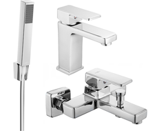 Mexen Cetus Set de baie R77, crom - 744303R77-00