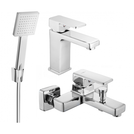 Mexen Cetus R45 set pentru cadă, crom - 744303R45-00