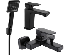 Mexen Cetus Set baie R45, negru - 744303R45-70