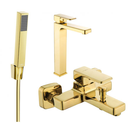 Mexen Cetus R77 set de baie, auriu - 744313R77-50