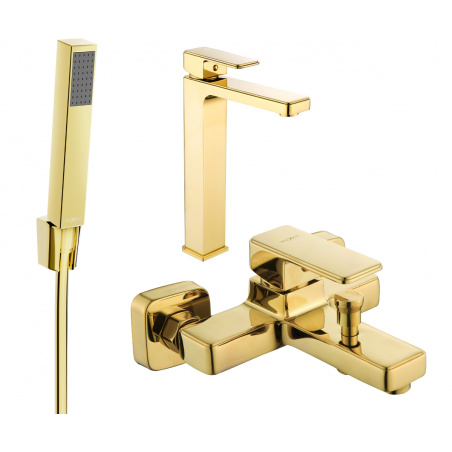 Mexen Cetus Set de baie R77, auriu - 744313R77-50