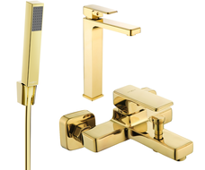 Mexen Cetus R77 set de baie, auriu - 744313R77-50