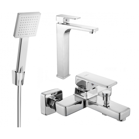 Mexen Cetus Set pentru cadă R45, crom - 744313R45-00