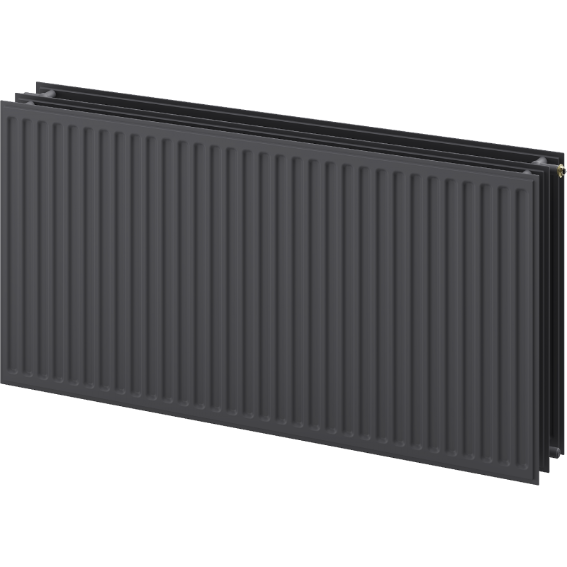Mexen CVH30 Higiéniai lapradiátor 300 x 700 mm, alsó csatlakozás, 611 W, antracit - W630H-030-070-66
