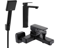 Mexen Cetus R45 set cadă, negru - 744313R45-70