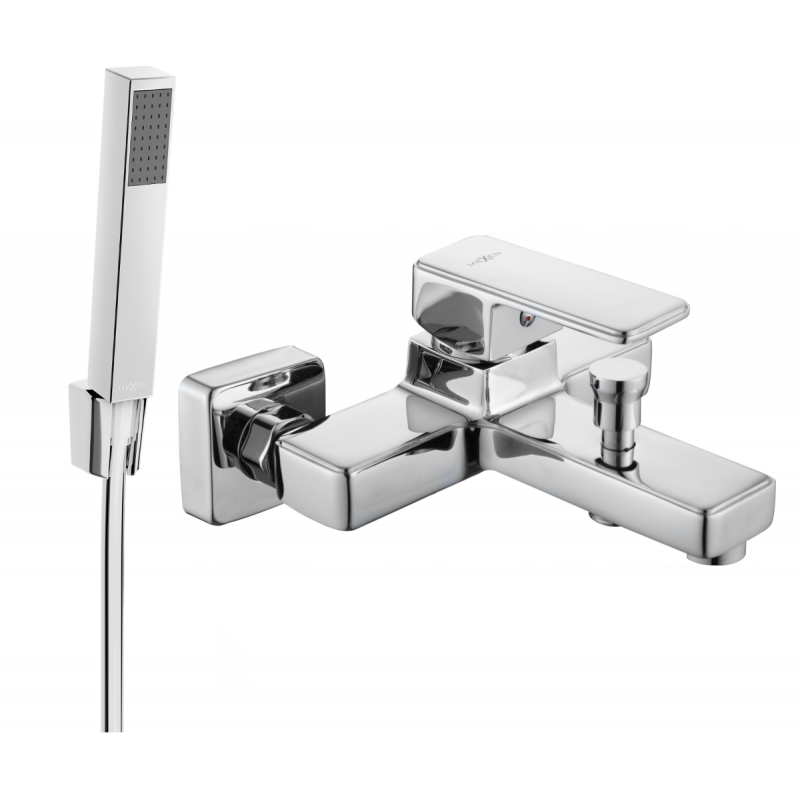 Mexen Cetus R77 baterie de cadă cu set de duș, crom - 74433R77-00