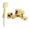 Mexen Cetus R45 baterie cadă cu set pentru duș, Aurie - 74433R45-50