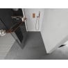 Mexen Kioto+ perete de duş cu suport Walk-in 95 x 200 cm, transparent, aur roz - 800-095-121-60-00