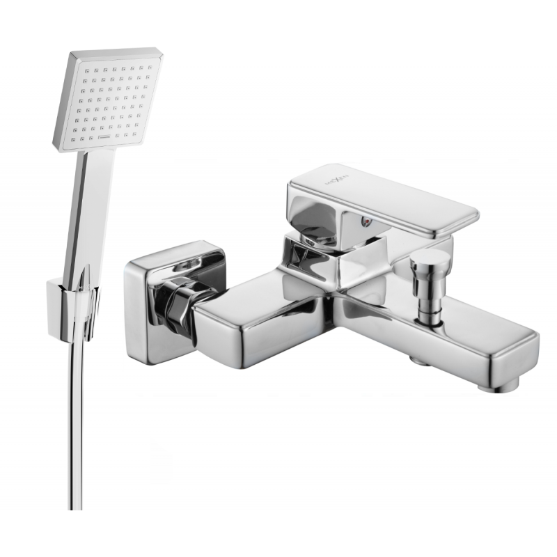 Mexen Cetus R45 baterie de cadă cu set de duș, crom - 74433R45-00