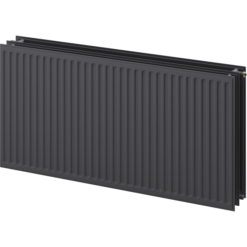 Mexen CVH30 Higiéniai lemezradiátor 500 x 1400 mm, alsó csatlakozás, 1815 W, antracit - W630H-050-140-66