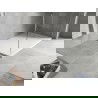 Mexen Hugo cadă dreptunghiulară SMC 120 x 70 cm, alb, capac inox - 42107012-X