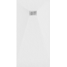 Mexen Hugo cabina de dus dreptunghiular SMC 170 x 80 cm, alb, capac inox - 42108017-X