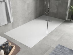 Mexen Hugo téglalap alakú SMC 170 x 80 cm, fehér, inox burkolat - 42108017-X
