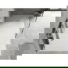 Mexen Hugo téglalap alakú zuhanytálca SMC 180 x 80 cm, fehér, inox takarólemez - 42108018-X