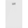Mexen Hugo cadă de duș dreptunghiulară SMC 140 x 90 cm, alb, capac inox - 42109014-X