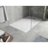 Mexen Hugo cadă de duș dreptunghiulară SMC 140 x 90 cm, alb, capac inox - 42109014-X