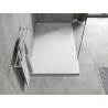 Mexen Hugo tavă de duș dreptunghiulară SMC 150 x 90 cm, albă, mască inox - 42109015-X