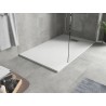 Mexen Hugo tavă de duș dreptunghiulară SMC 150 x 90 cm, albă, mască inox - 42109015-X