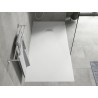 Mexen Hugo SMC téglalap alakú zuhanytálca 170 x 90 cm, fehér, inox takaró - 42109017-X