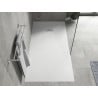 Mexen Hugo cadă de dus dreptunghiulară SMC 180 x 90 cm, alb, capac inox - 42109018-X
