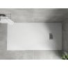 Mexen Hugo cadă de dus dreptunghiulară SMC 180 x 90 cm, alb, capac inox - 42109018-X