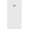 Mexen Hugo cadă de dus dreptunghiulară SMC 180 x 90 cm, alb, capac inox - 42109018-X