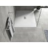 Mexen Hugo téglalap alakú SMC zuhanytálca 120 x 100 cm, fehér, inox borítás - 42101012-X
