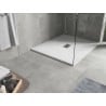 Mexen Hugo téglalap alakú SMC zuhanytálca 120 x 100 cm, fehér, inox borítás - 42101012-X