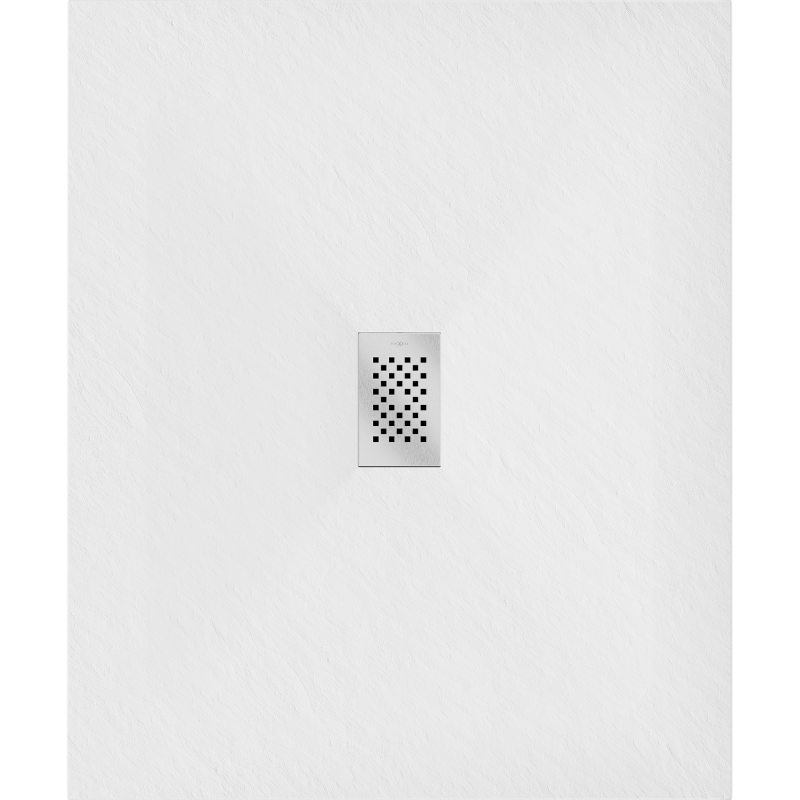 Mexen Hugo téglalap alakú SMC zuhanytálca 120 x 100 cm, fehér, inox borítás - 42101012-X