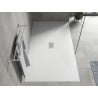 Mexen Hugo téglalap alakú SMC zuhanytálca 180 x 100 cm, fehér, inox takaróelem - 42101018-X