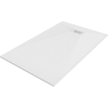 Mexen Hugo téglalap alakú SMC zuhanytálca 160 x 80 cm, fehér, fehér takaróelem - 42108016-W