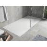 Mexen Hugo brodzik dreptunghiular SMC 170 x 80 cm, alb, mascare albă - 42108017-W