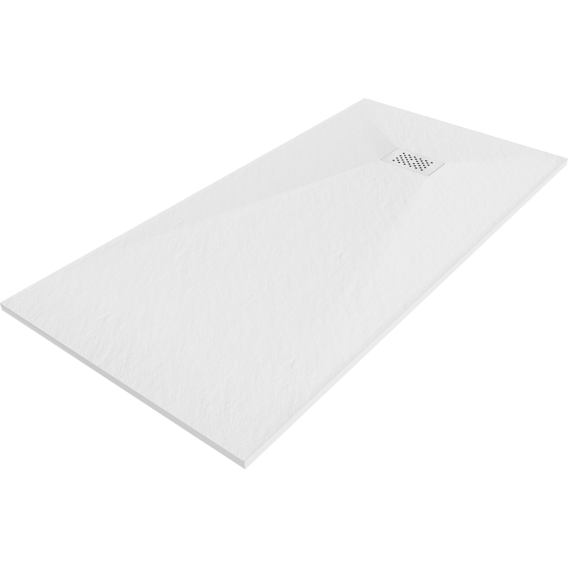 Mexen Hugo téglalap alakú SMC zuhanytálca 170 x 80 cm, fehér, fehér burkolat - 42108017-W