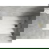 Mexen Hugo cabina de ducha rectangular SMC 130 x 70 cm, blanca, tapa dorada - 42107013-G