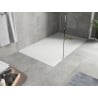 Mexen Hugo téglalap alakú SMC 150 x 70 cm, fehér, arany burkolat - 42107015-G