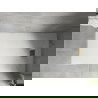 Mexen Hugo téglalap alakú SMC 140 x 70 cm, fehér, arany burkolat - 42107014-G