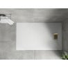 Mexen Hugo téglalap alakú SMC 150 x 70 cm, fehér, arany burkolat - 42107015-G