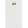 Mexen Hugo téglalap alakú SMC 150 x 70 cm, fehér, arany burkolat - 42107015-G