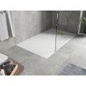 Mexen Hugo recepție dreptunghiulară SMC 150 x 80 cm, albă, mască aurie - 42108015-G