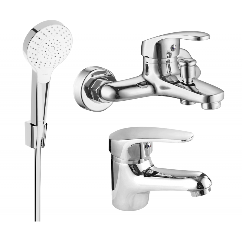 Mexen Erica R05 set de cadă, crom - 746403R05-00