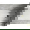 Mexen Hugo cabina de duș dreptunghiulară SMC 180 x 80 cm, alb, capac aurit - 42108018-G