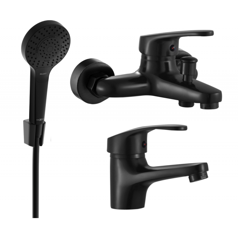 Mexen Erica R05 set cadă, negru - 746403R05-70