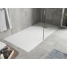 Mexen Hugo cabina de ducha rectangular SMC 180 x 90 cm, blanca, tapa dorada - 42109018-G