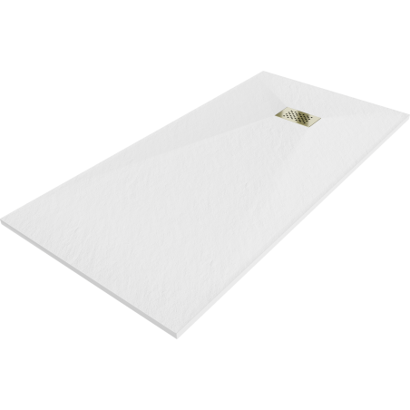 Mexen Hugo cadă de duș dreptunghiulară SMC 170 x 90 cm, albă, mascare aurie - 42109017-G