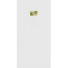 Mexen Hugo cabina de ducha rectangular SMC 180 x 90 cm, blanca, tapa dorada - 42109018-G