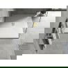 Mexen Hugo cadă dreptunghiulară SMC 130 x 100 cm, alb, capac auriu - 42101013-G