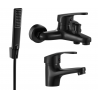 Mexen Erica R72 set cadă, negru - 746403R72-70