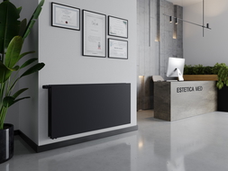 Radiator plat cu igienă Mexen CVHF20 400 x 1200 mm, conectare inferioară, 863 W, antracit - W620HF-040-120-66